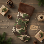 Personalized Embroidery Camo Christmas Stocking