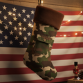 Personalized Camo Christmas Stocking | Embroidered Name