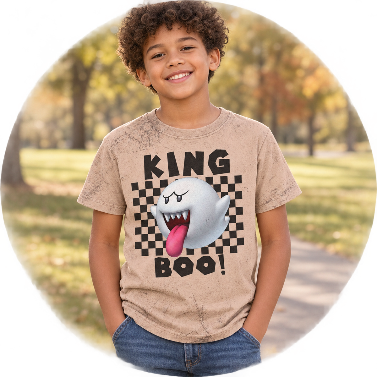 Ghost King Youth Color Blast Tee