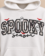 Spooky Season Glow-in-the-Dark Embroidered Appliqué Hoodie