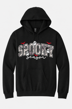 Spooky Season Glow-in-the-Dark Embroidered Appliqué Hoodie