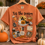 Halloween Baking Shirt Comfort Colors Tee Spooky Cookie Baker Gift Tis the Season Fall Graphic T Shirt