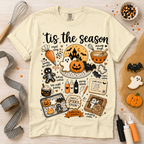 Halloween Baking Shirt Comfort Colors Tee Spooky Cookie Baker Gift Tis the Season Fall Graphic T Shirt