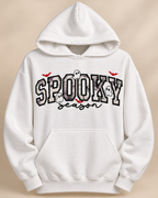 Spooky Season Glow-in-the-Dark Embroidered Appliqué Hoodie
