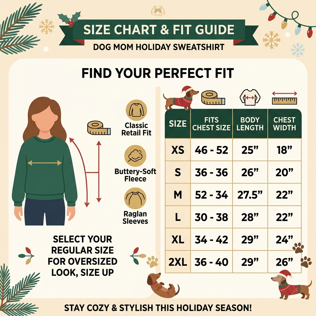 Embroidered Dachshund Christmas Sweatshirt Bella+Canvas