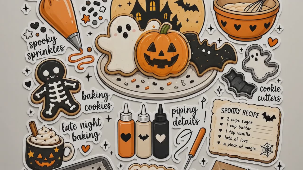 Halloween Baking Shirt Comfort Colors Tee Spooky Cookie Baker Gift Tis the Season Fall Graphic T Shirt